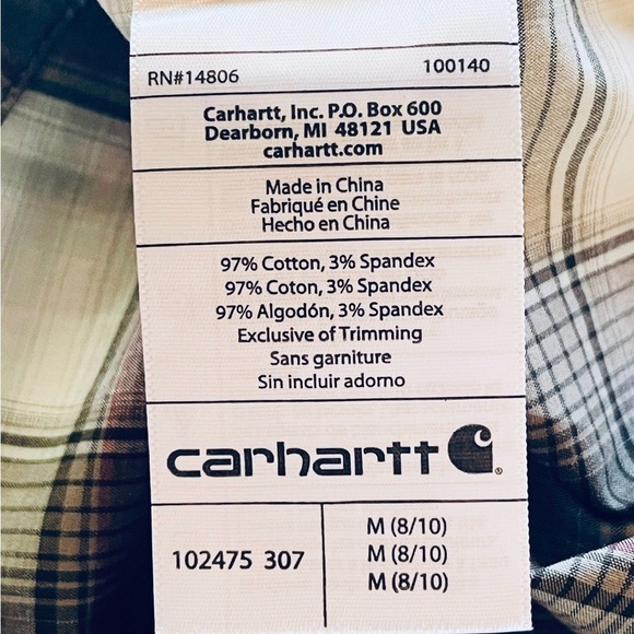 Carhartt Button Down Roll Tab Sleeve Shirt - Picture 5 of 5